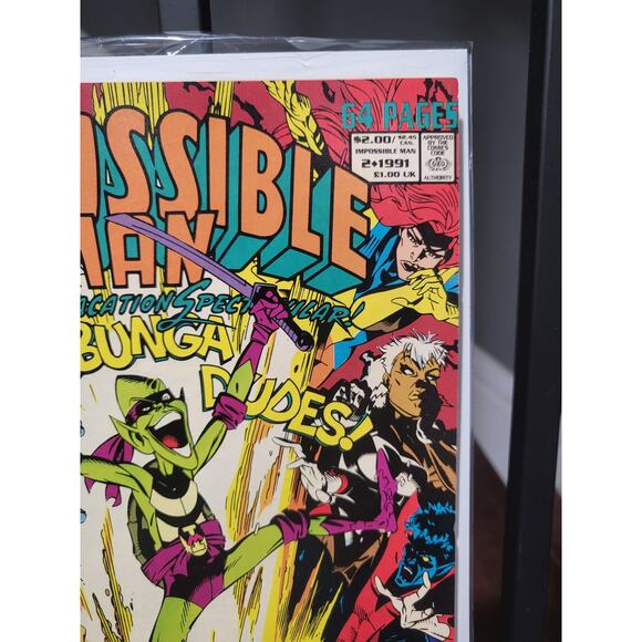 Impossible Man: Summer Vacation Spectacular #2 (1991) Marvel Comics Asgard - Picture 3 of 6